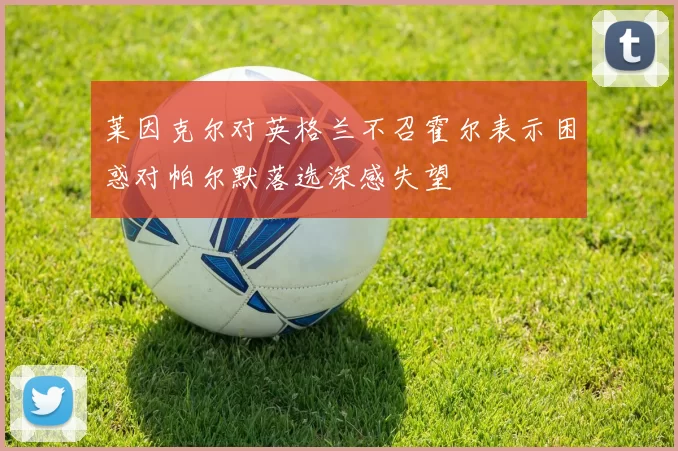 莱因克尔对英格兰不召霍尔表示困惑对帕尔默落选深感失望